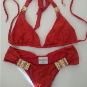 Beach Bunny Swimwear Red Bikini